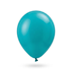 Caribbean Blue 9" Latex Balloons - Pack of 20