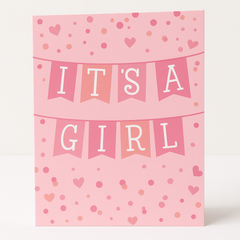 "It's a Girl" Baby Shower Invitation Card