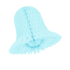 9 In. Light Blue Honeycomb Tissue Bell