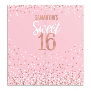 Sweet Sixteen Customizable Scene Setter Backdrop Kit