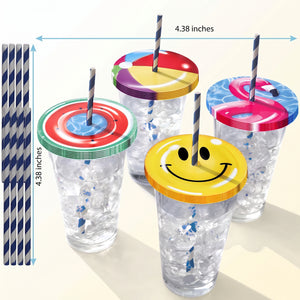 Pool Party Paper Drink Topper Set