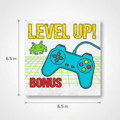 Gamer Party Luncheon Napkins - 6.5 In. x 6.5 In. - 16ct