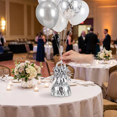 Silver Balloon Weight Party Accessory