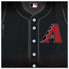 Arizona Diamondbacks MLB Luncheon Napkins - 6.5 In. X 6.5 In.