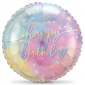 Luminous Happy Birthday Foil Balloon - 18in
