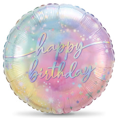 Luminous Happy Birthday Foil Balloon - 18in