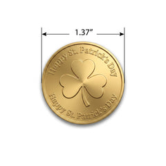 St. Patrick's Day Green and Gold Coin Confetti Table Scatter, 100-Pack