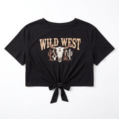 Wild West Women's Plus Size Halloween T-Shirt