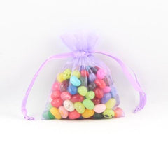 4in. x 5in. Lavender Sheer Organza Pouch (12)