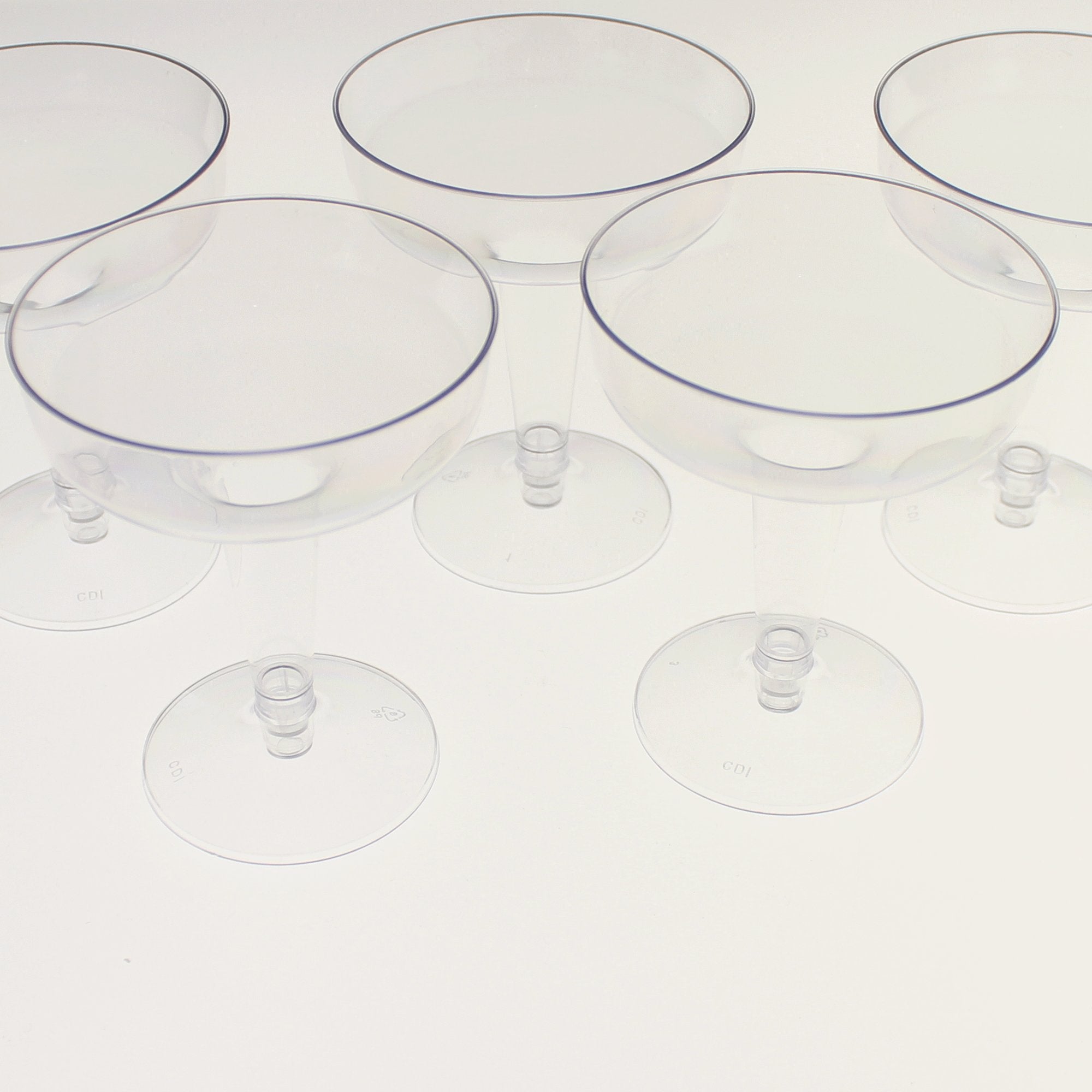 5 Oz. Clear Plastic Cocktail Glasses | 5 Count