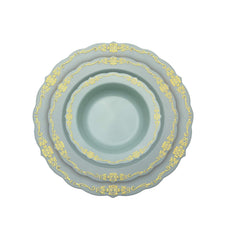 5 Oz. Robin Blue Victorian Design Bowls | 20 Count