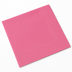 Bright Pink Luncheon Napkins with Hot Stamp