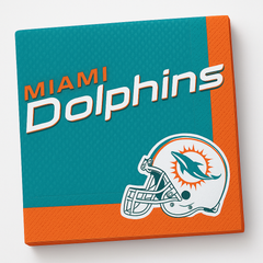 Miami Dolphins NFL Luncheon Napkins