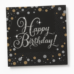 Sparkling Birthday Luncheon Napkins
