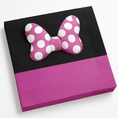 Minnie Mouse Forever Lunch Napkins - 6.5 In. x 6.5 In. - 16 Pack