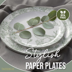 20/20 Earthtrends Yaffa Design Paper Plates
