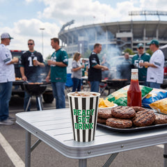 Ready Set Drink 12 oz Football Paper Cups