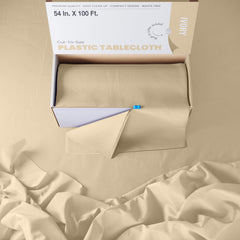 54 In. x 100 Ft. Cut To Size Table Roll | Ivory | Case of 6