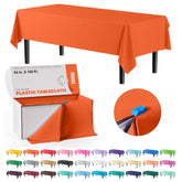 54 In. x 100 Ft. Cut To Size Table Roll | Orange | Case of 6