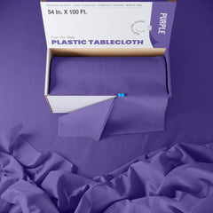 54 In. x 100 Ft. Cut To Size Table Roll | Purple | Case of 6
