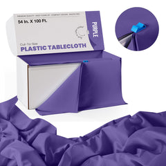 54 In. x 100 Ft. Cut To Size Table Roll | Purple