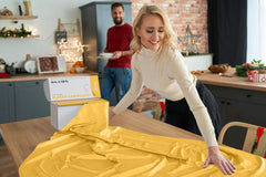 54 In. x 100 Ft. Cut To Size Table Roll | Yellow | Case of 6