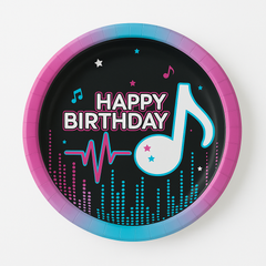 Internet Famous Birthday Dessert Plates, 7-Inch Round, 8-Pack