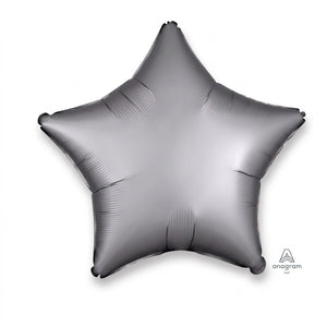 Platinum Silver Star Foil Balloon - 18 Inch