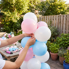 Gender Reveal Latex Balloons - 11-Inch Mix, 15-Pack