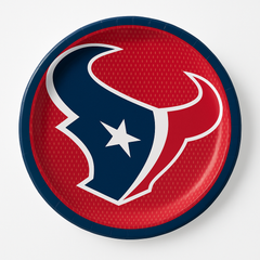 Houston Texans 9" Round Paper Plates - NFL Party Collection