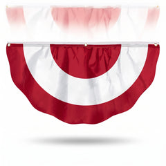 Canada Day Red and White Hanging Bunting Banner - 48 Inch