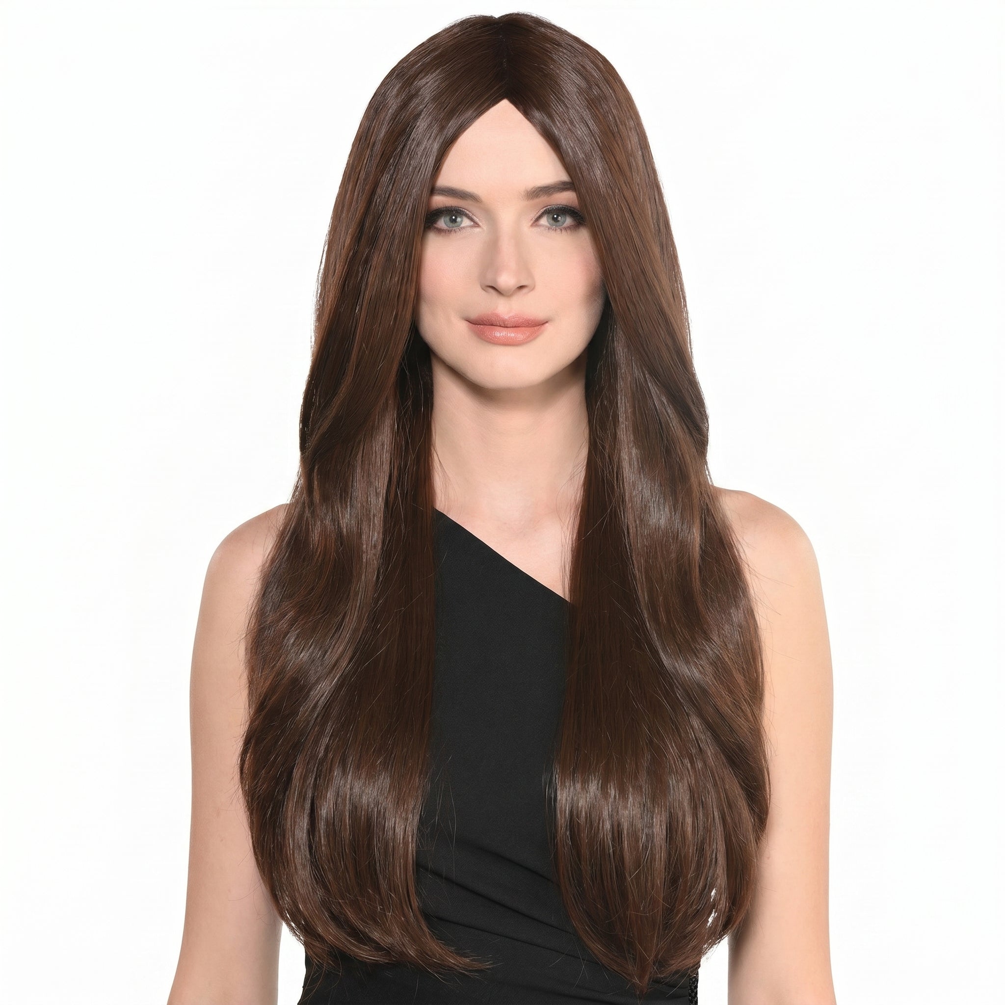 Hot Honey Chestnut Brown Long Wig - Costume Accessory