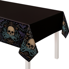 Dark Academia Halloween Plastic Tablecover