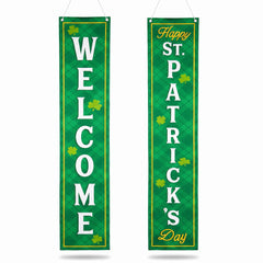 St. Patrick's Day Welcome Banner for Front Door