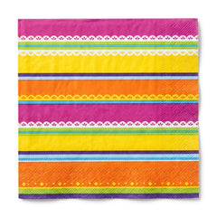 Vibrant Fiesta Beverage Napkins - 5 In. X 5 In.