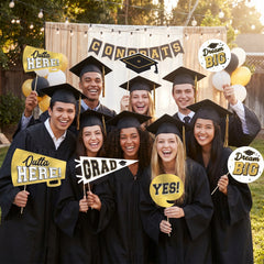Graduation Celebration Cutout Decorations - Mega Pack (30 Pieces)