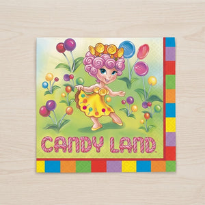 Candy Land Luncheon Napkins - 6.5 In. x 6.5 In.