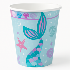 Shimmering Mermaids 9oz Paper Cups