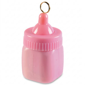 Pink Baby Bottle Balloon Weight