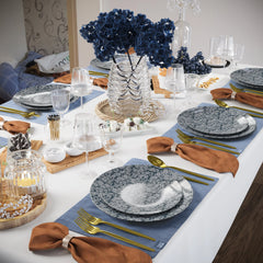 10" Garden Damask Design Plastic Plates (10)