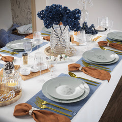 10"" Blossom Circle Design Plastic Plates (10)