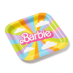 Vintage Barbie 7" Square Paper Plates