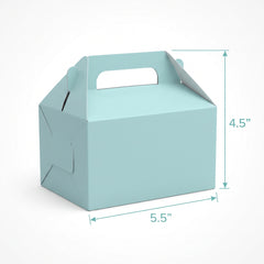 Robin's Egg Blue Gable Box for Candy Buffets