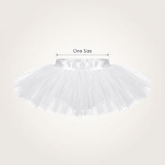 Enchanting White Tutu for Kids - Perfect for Costumes and Team Spirit
