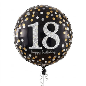 Sparkling 18th Birthday Foil Balloon