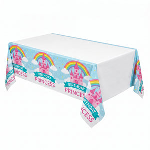 Enchanting Princess Castle Birthday Table Cover