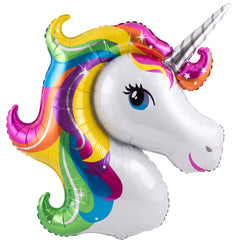 Enchanting Rainbow Unicorn Foil Super Shape Balloon