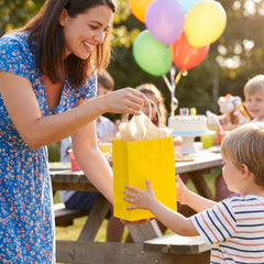 Small Light Yellow Kraft Gift Bag