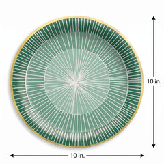 Crafted Artisan 10" Round Paper Plates