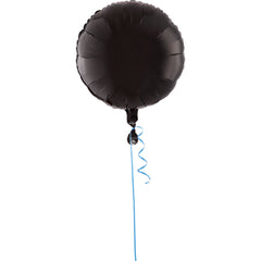 Elegant Black 18-Inch Foil Balloon